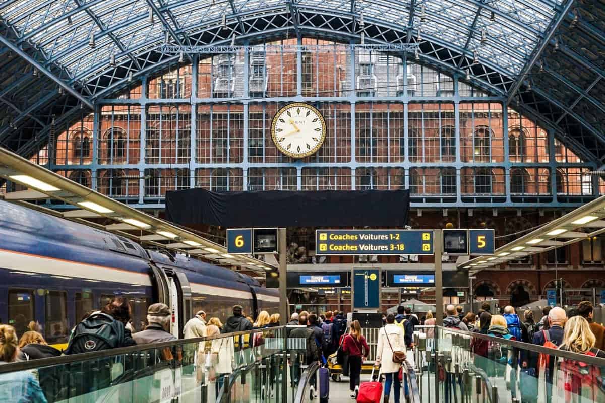 Se rendre à Londres en train